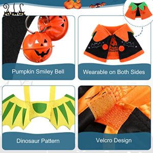 4 Pieces Halloween Costumes for Cats Dragon Wings for Cats Halloween Cat Pet Wizard Costume Cute Cat Pumpkin Cape Bat Wings for Pet Dog Cat Cosplay Holiday Halloween Party Decor