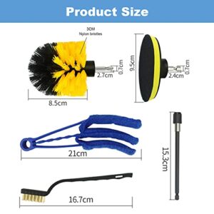 21PCS Car Detailing Brush Set, Car Detailing kit, Auto Detailing Drill Brush Set, Car Detailing Brushes, Car Wash Kit for Vehicles, Car Cleaning Tools Kit for Interior,Exterior, Wheels, Dashboard