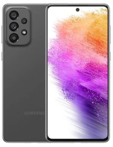 samsung galaxy a73 5g dual a736b 256gb 8gb ram factory unlocked (gsm only | no cdma - not compatible with verizon/sprint) – awesome grey