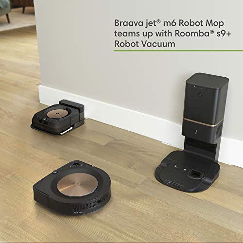 iRobot Roomba s9+ (9550) Robot Vacuum & Braava Jet m6 (6112) Robot Mop Bundle with Free Echo Dot (Gen 3) - Smart Mapping, Powerful Suction, Precision Jet Spray