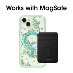 OtterBox iPhone 14 Plus Symmetry Series+ Case - SAGE ADVICE (Green), ultra-sleek, snaps to MagSafe, raised edges protect camera & screen