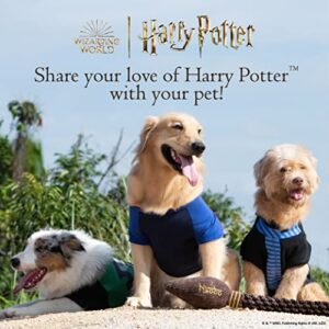 Harry Potter: Slytherin Pet Hoodie with Faux Scarf - X-Small | Harry Potter Accessories for Dogs| Harry Potter Dog Accessories for Hogwarts Houses, Slytherin, Black (FF23360)