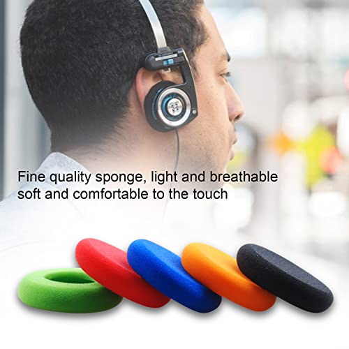 GVOEARS Replacement Cushion Ear Pads for Koss Portapro Headphones 2 Pairs (Green+Orange)