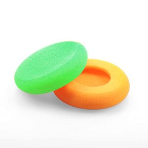 GVOEARS Replacement Cushion Ear Pads for Koss Portapro Headphones 2 Pairs (Green+Orange)