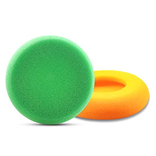 GVOEARS Replacement Cushion Ear Pads for Koss Portapro Headphones 2 Pairs (Green+Orange)