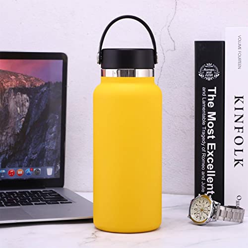 MOUMO Stainless Steel Space Pot Thermos Cup, Portable Handle Cup, Outdoor Large-Capacity Sports Water Bottle