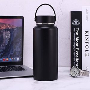 MOUMO Stainless Steel Space Pot Thermos Cup, Portable Handle Cup, Outdoor Large-Capacity Sports Water Bottle