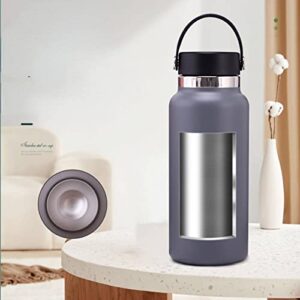 MOUMO Stainless Steel Space Pot Thermos Cup, Portable Handle Cup, Outdoor Large-Capacity Sports Water Bottle