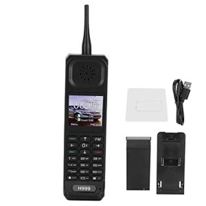 Diyeeni Classic Old Mobile Phone, 1.54in Screen Retro Mobile Phone, 2G Cell Phone for Elderly, 4800mAh Battery, Dual Card Dual Standby, Support Radio, Bluetooth, Vibration, Flashlight(Black)