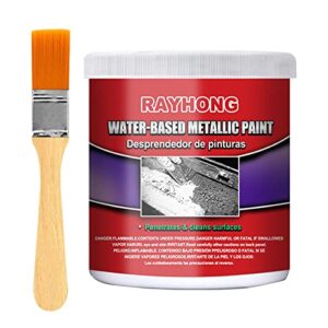 bavokon 100ml rust paint,car rust remover for car suv truck car chassis derusting,water-based metal rust remover,multi-functional paint anti-rust chassis universal rust converter gel with brush