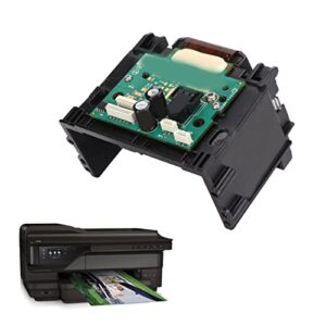 PUSOKEI Printer Printhead, Print Head Replacement for HP OfficeJet 6600/6100/6700/7110/7510/7512/7610/7612 Printer, Color Print Head with Upgrade Chip, Black