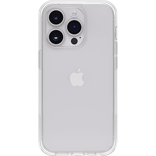 OtterBox iPhone 14 Pro (ONLY) Symmetry Series Case - CLEAR , Ultra-Sleek, Wireless Charging Compatible, Raised Edges Protect Camera & Screen