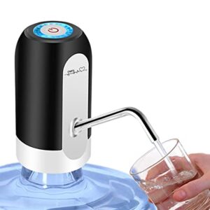 M&R, Automatic Water Bottle Dispenser, Water Bottle Pump USB Rechargeable & Portable Water Bottle Pump Dispenser, for Office, Kitchen, Camping, Indoor and Outdoor Universal 2-5 Gallon Water Bottles