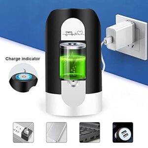 M&R, Automatic Water Bottle Dispenser, Water Bottle Pump USB Rechargeable & Portable Water Bottle Pump Dispenser, for Office, Kitchen, Camping, Indoor and Outdoor Universal 2-5 Gallon Water Bottles