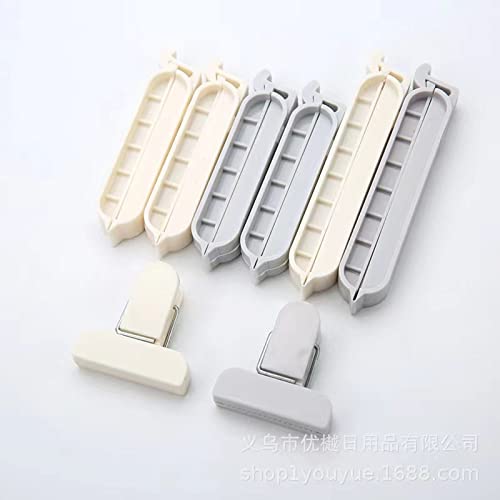 Plastic Sealing Clips Bag Clips for Food Snacks , Chip Clips Food Clips,1.6-3.2-4inch,Fresh-Keeping Clamp Sealer, Three Sizes and Two Colors(32PCS)