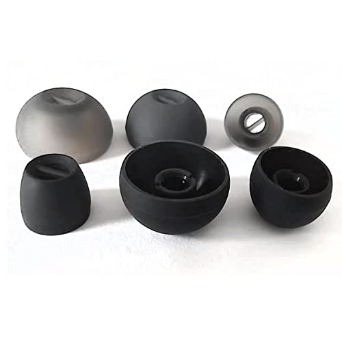 Replacement Ear Tips for Sennheiser Earbuds Tips Replacement Silicone for Sennheiser Momentum IE CX IE300 Extra Small Ear Tips, Black