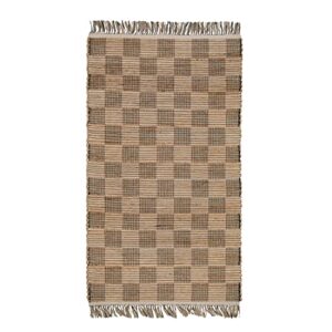 eco crave 2x3 ft small jute natural area rug, 100% hand woven rug for indoor front entrance kitchen & bathrooms, low-pile floor carpet, premium quality home decor.