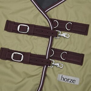 HORZE Monster Pony Turnout Sheet - Grey Green - 63 in