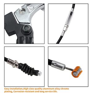 Stylemafia 7/8" Handlebar Left Clutch Lever and 39" Clutch Cable with Adjuster Compatible with 50cc 70cc 90cc 110 cc 125cc SSR Apollo Tao Tao Dirt Pit Bikes