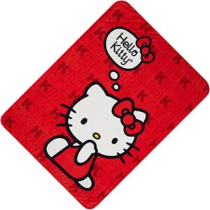 Northwest Hello Kitty Fleece Throw Blanket - Hello Kitty Plush Fleece Throw - Hello Kitty Throw Blanket (Hello Kitty)