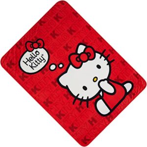 Northwest Hello Kitty Fleece Throw Blanket - Hello Kitty Plush Fleece Throw - Hello Kitty Throw Blanket (Hello Kitty)