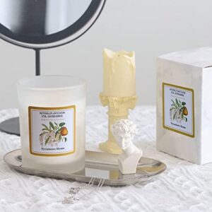 Scented Candle Freesia&English Pear Premium Aroma Candle, Candles for Home Scented Smoke-Free jar Candle