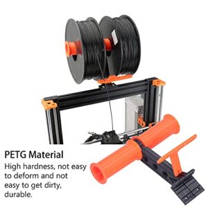 Filaments Spool Holder, 3D Printer Filament Bracket Durable High Hardness Double Rack Accurate for PRUSA I3 MK3S Bear
