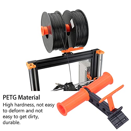 Filaments Spool Holder, 3D Printer Filament Bracket Durable High Hardness Double Rack Accurate for PRUSA I3 MK3S Bear