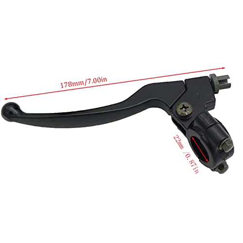 Left Right Handle &Left Brake Lever &Brake Cable &Throttle Cable And Throttle Clamp Cable Brake Lever Kit Fit For Pit Dirt Motor Bike Mini Bike XR100 CRF70 CRF80 - Mb165 Mb200 196cc 200cc 5.5hp 6.5hp