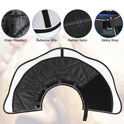 Manificent Dog Cone Collar for Dog After Surgery, Soft Recovery Cone for Medium Large Dog, Prevent Pet Puppy Bite Licking Scratching Touching, Help Dog Healing from Wound S Size