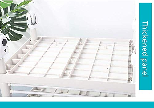 for Storage Organizer,Shelving Unit on Wheels,Hospital Equipment Trolley with Drawer/White/54 * 37 * 98Cm, PIBM, White, 76 * 53 * 98Cm