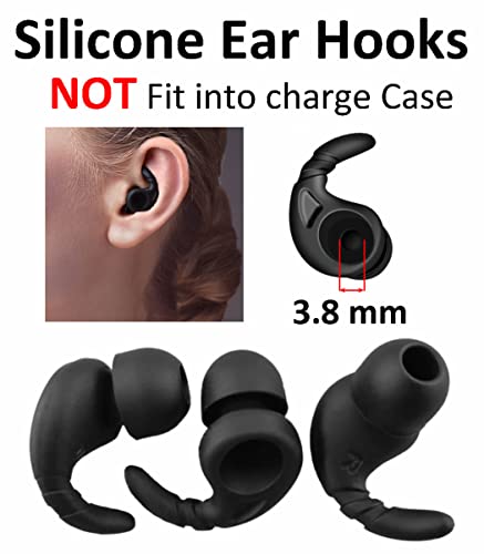 A-Focus [8 Pairs] WF-1000XM5 WF-1000XM4 Ear Hooks Tips 【 Memory Foam & Silicone 】 Soft Replacement Comfortable Earbud Tips Wingtip Compatible with Sony WF-C700N WF-C500, 23515H