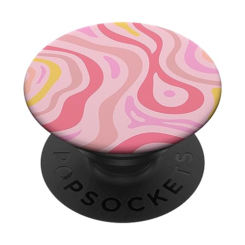 Danish Pastel Aesthetic Abstract Pattern PopSockets Standard PopGrip