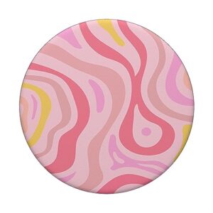 Danish Pastel Aesthetic Abstract Pattern PopSockets Standard PopGrip