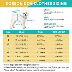 KOESON Dog Recovery Suit, Surgery Recovery Suit for Female Dogs Spayed Dog Cone Alternative After Surgery, Dog Post Surgery Suit Anti Licking & Biting Surgical Shirt with Pee Hole Rabbit XL