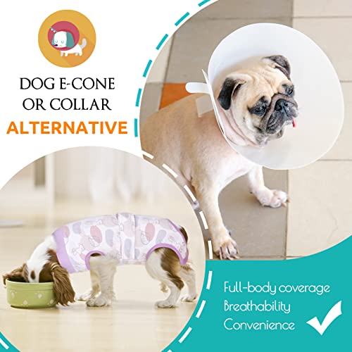 KOESON Dog Recovery Suit, Surgery Recovery Suit for Female Dogs Spayed Dog Cone Alternative After Surgery, Dog Post Surgery Suit Anti Licking & Biting Surgical Shirt with Pee Hole Rabbit XL