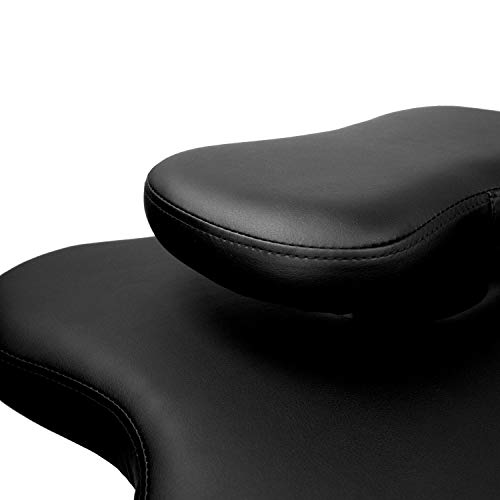 H-A Meditation Chair, Home Office Desk Chair, Cross Legged Kneeling Chair,Flexible Design for Fidgety Sitters, Black, 23D x 26W x 23H in