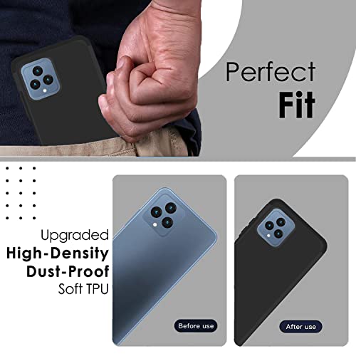 HRWireless Compatible for Revvl 6X 5G, Revvl 6 5G Phone Case [Heavy Duty] Shockproof (Magnetic Mount Friendly) Ultimate Dual-Layer Premium Cover for Protection