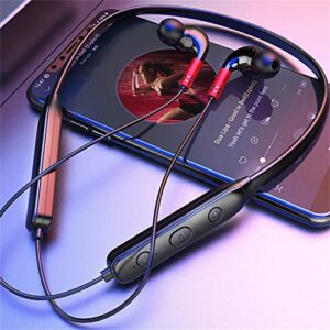 zzkhgo halter neck wireless bluetooth headphones - multi-function sports earbuds in-ear 5.0 unisex ipx5 earphone for sports gifts