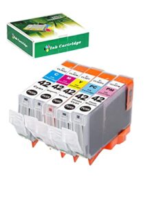 nextpage cli42 ink cartridges replacement for canon pixma pro-100 pro-100s printer (cyan, magenta, yellow, photo cyan, photo magenta 5 pack)