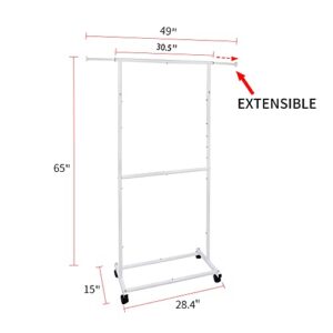 Fishat Lightweight Garment Rack Combination