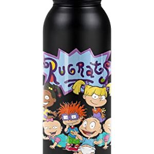 Rugrats OFFICIAL Rugrats Group 24 oz Insulated Canteen Water Bottle, Leak Resistant, Vacuum Insulated Stainless Steel with Loop Cap