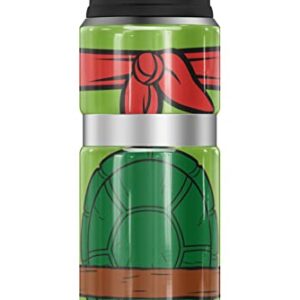 Teenage Mutant Ninja Turtles TMNT OFFICIAL Raph Shell THERMOS STAINLESS KING Stainless Steel Drink Bottle, Vacuum insulated & Double Wall, 24oz