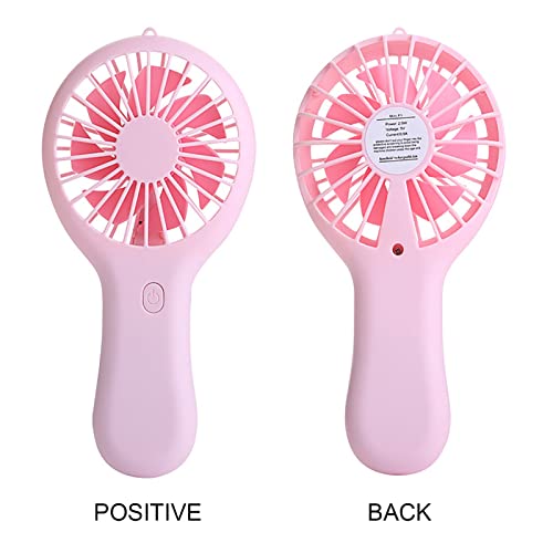 Aozhen Portable Handheld Fan Mini Battery Operated Fan Personal Fan 3 Speeds Strong Wind Foldable Design for Travel, Home Office, Camping, Outdoors