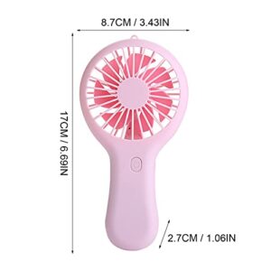 Aozhen Portable Handheld Fan Mini Battery Operated Fan Personal Fan 3 Speeds Strong Wind Foldable Design for Travel, Home Office, Camping, Outdoors