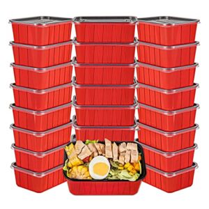 otor 25 sets 30oz bento box meal prep food container sets with airtight lids deli container lunch boxes take away food storage two-color process travel containers two-color process