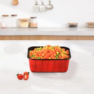 OTOR 25 Sets 30oz Bento box Meal Prep Food Container Sets with Airtight Lids Deli Container Lunch boxes take away food storage Two-color process Travel Containers Two-color process