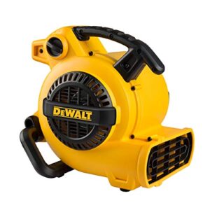 DEWALT DXAM-2260 Portable Air Mover/Floor Dryer, 600 Cfm & Lasko High Velocity Pro-Performance Pivoting Utility Fan, Black Grey U15617