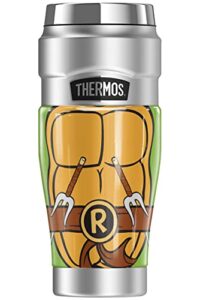 thermos teenage mutant ninja turtles tmnt official raph shell stainless king stainless steel travel tumbler, vacuum insulated & double wall, 16oz