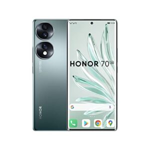 honor 70 dual-sim 128gb rom + 8gb ram (gsm | cdma) factory unlocked 5g smartphone (emerald green) - international version